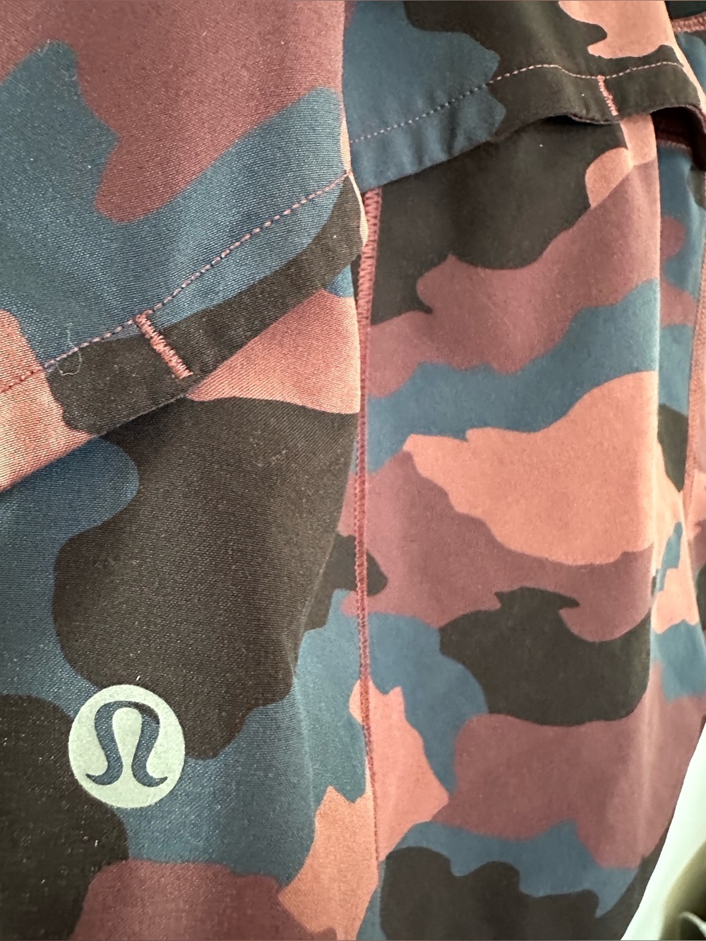Lululemon Camouflage Jacket - Pink, Blue & Black